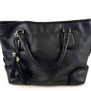 Gucci Marrakech Medium Black Leather Tote Bag